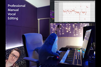 manually edit pitch and time of your vocals up to pro standart