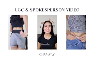 create ugc video content for tiktok, reels and ads