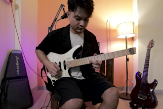 record professional electric guitar prog rock for you