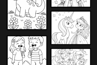 create coloring books for kids