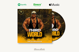 design a professional album or cd cover art