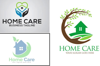 design a home care website and custom logo for your business website design
