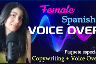 record a female spanish voice over