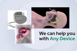 create 3d medical animations for medical device