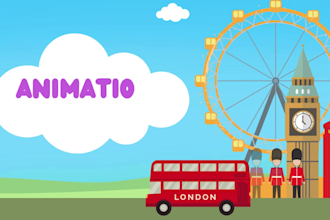 create 2d cartoon animation video