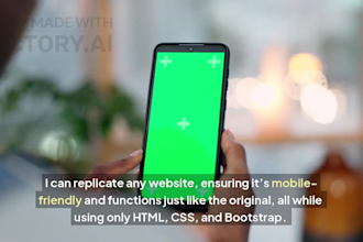 clone any website with html5, css3 and bootstrap5