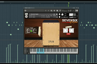 create realistic cajon for your songs