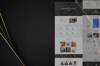 be your front end web developer using html, css, bootstrap, jquery, sass