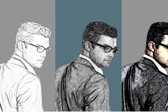 draw realistic pencil sketch art of any image you provide