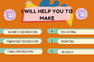 design power point and canva modern presentation