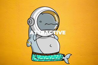 premium custom  illustration for nft art