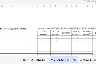 build a smart excel tracker for business finances