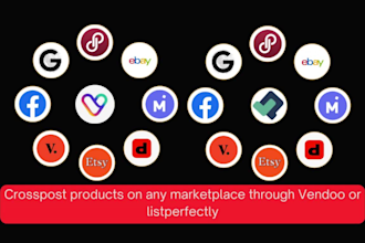 do list and crosslist products using vendoo