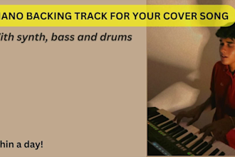 create a custom backing track for your cover song in 24hours
