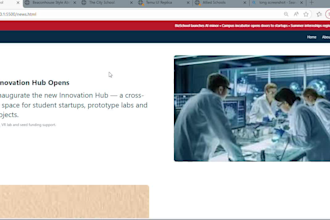 develop modern front end websites with HTML CSS js