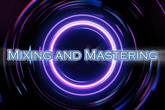 edit, mix and master your song professionally