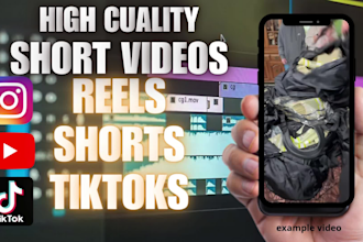 do the video editing for reels and also script them