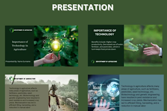 do educational and academic power point and canva presentations designs