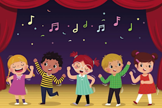 compose and produce kids music, nursery rhymes and kids videos