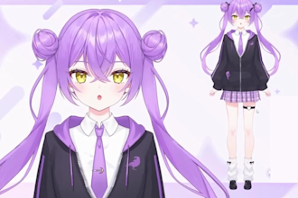 design nsfw live2d vtuber model rig live2d vtuber model live2d vtuber commission