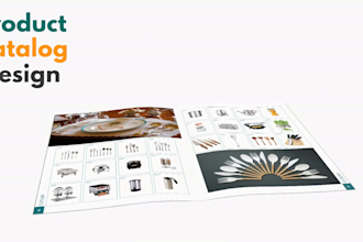 design professional product catalog