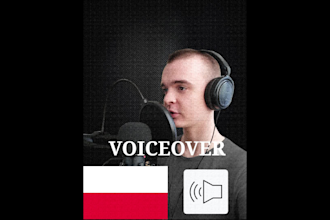 record a male polish voiceover for any purpose