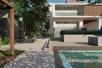 design your landscape, garden, backyard, terrace and pool
