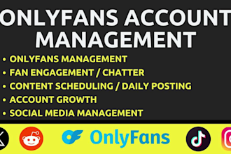 manage your onlyfans account and social media for growth and engagement