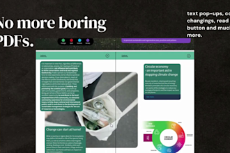design interactive PDF, ebook, e magazine