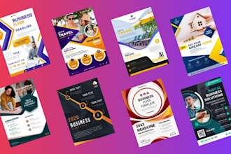 design travel poster, logo, social media posts, CV design, typography