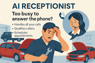 create a powerful ai receptionist, ai voice agent, ai assistant sale