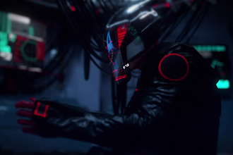 create cyberpunk logo animation and  gaming youtube intro