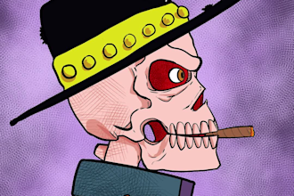 design cute scary nft art collections and game avatar