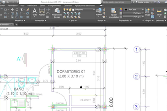 convertiré tu boceto a mano en un plano arquitectónico 2d
