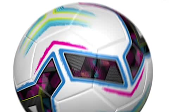 create soccer ball art work