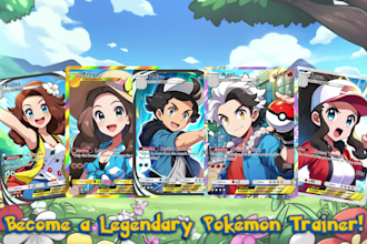 draw custom pokemon trainer for tcg pokemon card