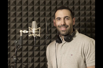 do professional male voice over in greek