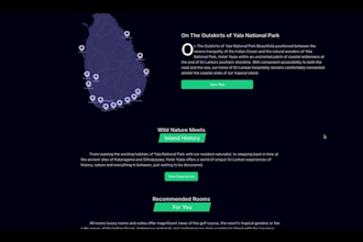 build react with tailwind landing page from figma design