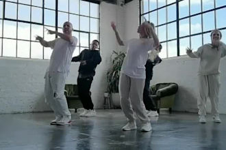 do amazing group dance, shuffle dance, hip hop dance, afro dance, to your track