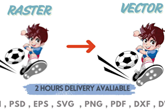 do vector tracing, edit, recreate, redraw logo, convert to vector