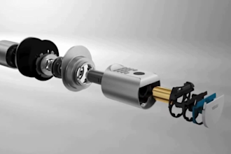 3d product animation 3d smart door animation tech modeling showreels video