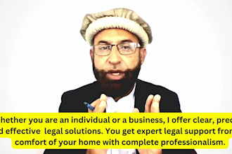 offer virtual legal service as an international civil lawyer