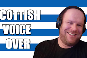 charm you with my scottish voice over