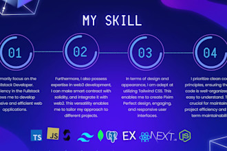 build a landing page for web3, nft, ico, meme coin, token