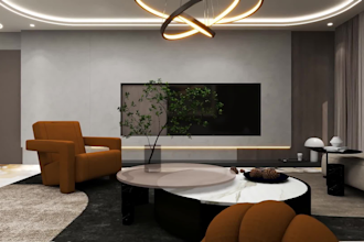 design any space and provide video and image renders