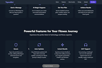 create a professional landing page