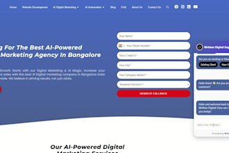 develop ai chatbots for your website and social media