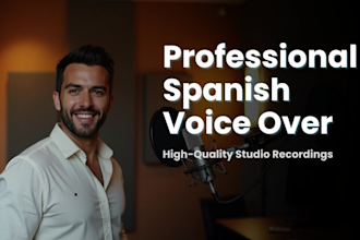 record a professional spanish voiceover