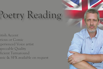 record your poetry with a british accent