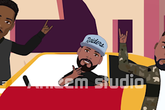 do music video animation for your song